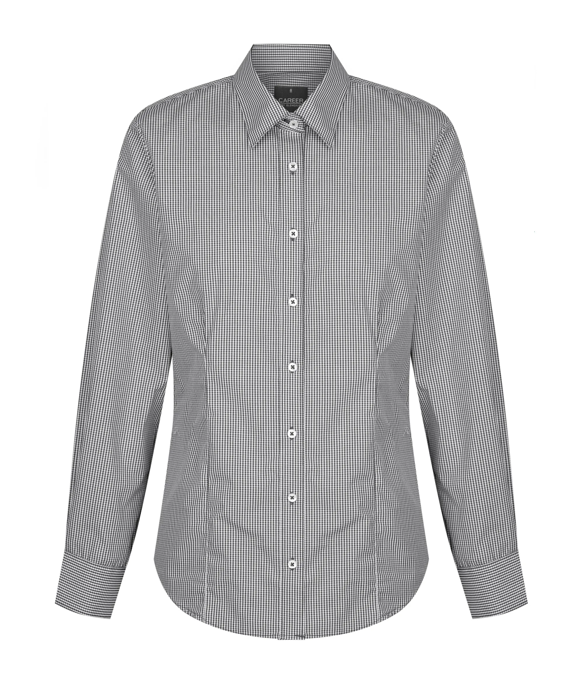 1637WHL Gingham Long Sleeve Casual Slim Fit Shirt