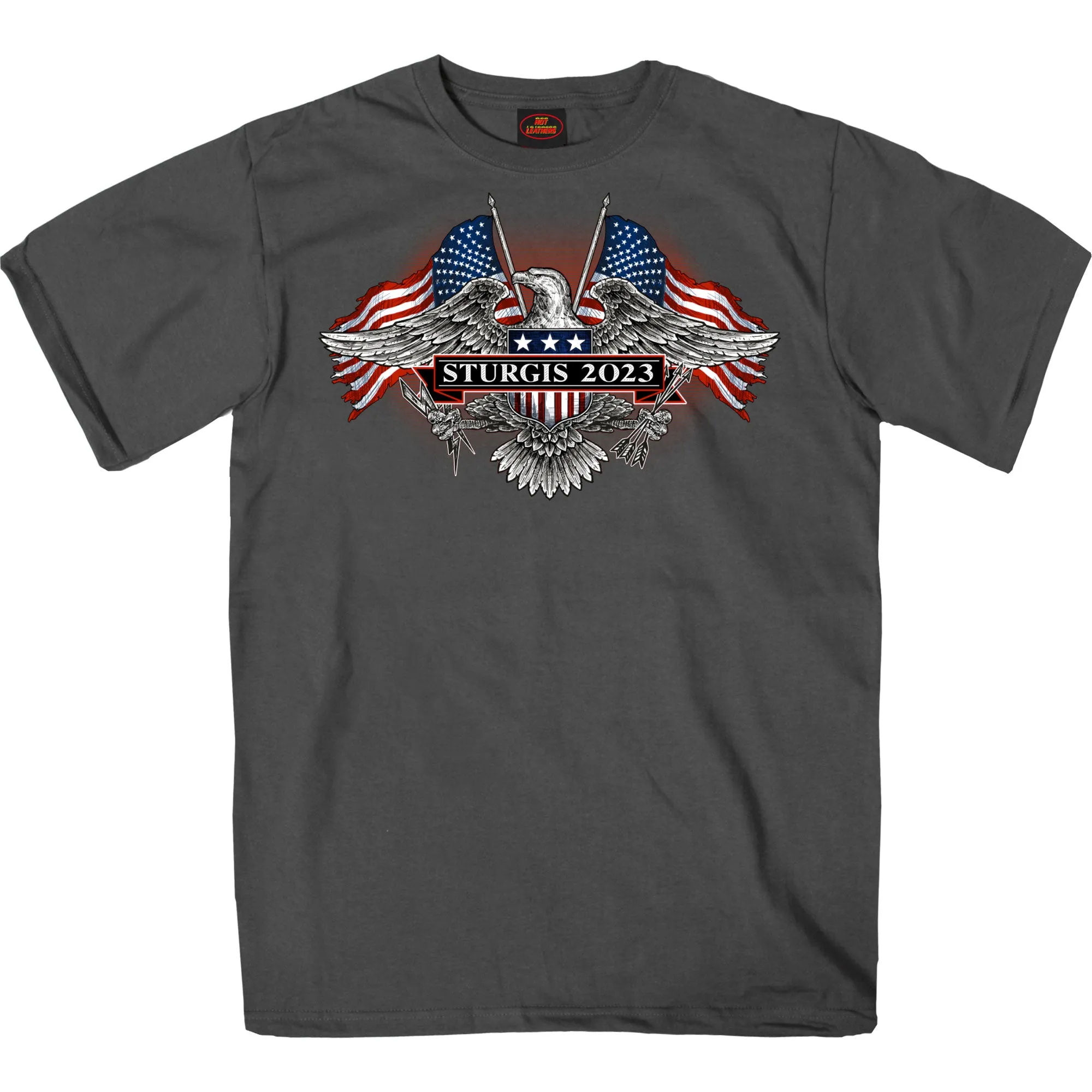 2023 Stugis Vintage Patriot Charcoal T-Shirt