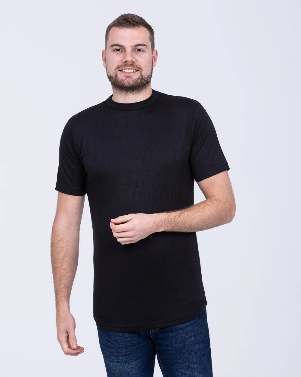 2t Tall Short Sleeve Thermal Baselayer (black)