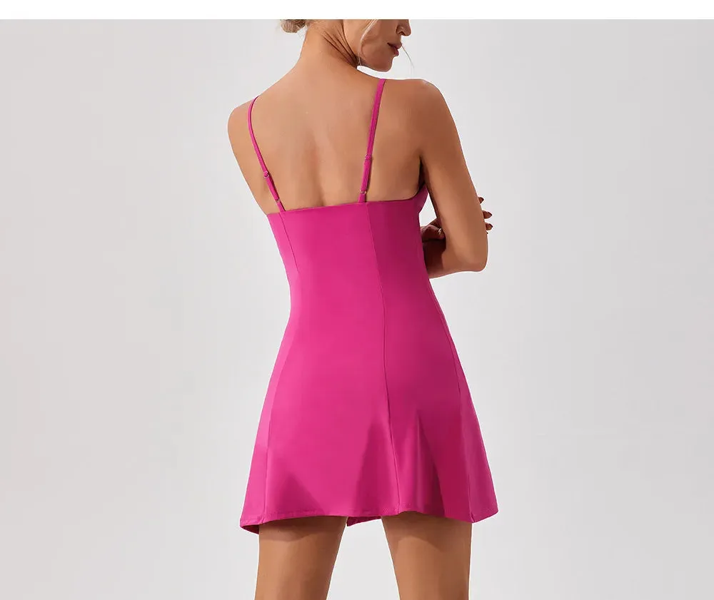 Activewear Dress with Shorts