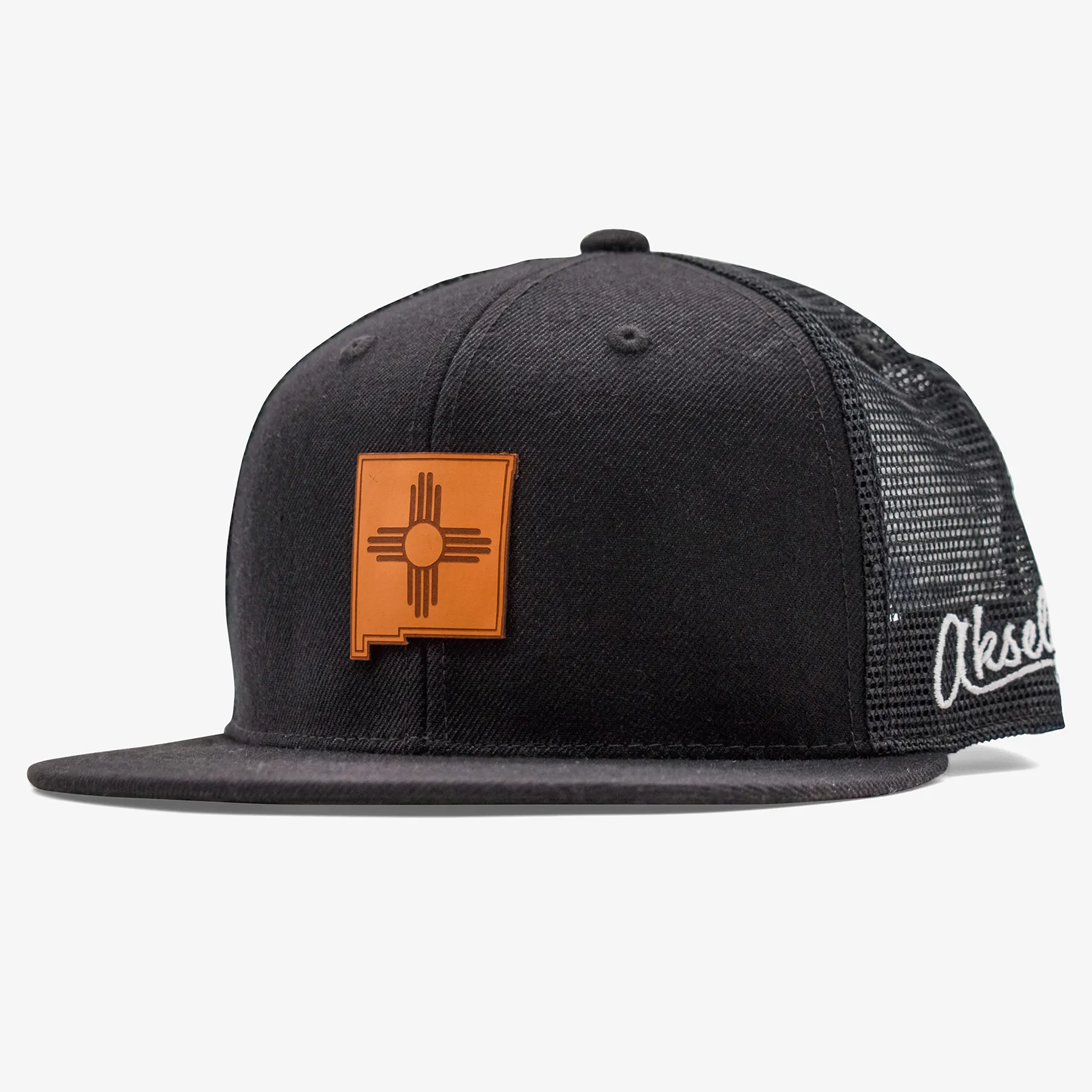 Aksels Laser New Mexico Outline Snapback Hat