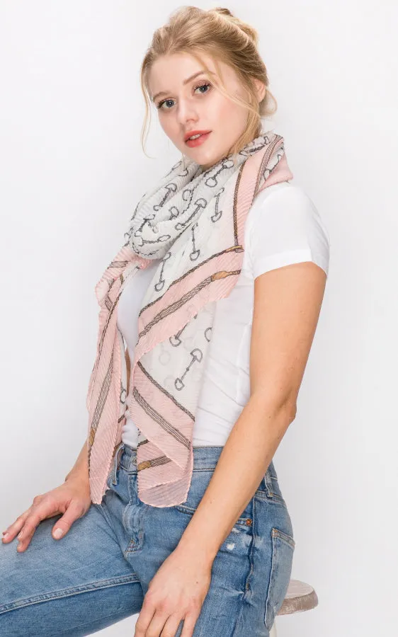 AS299 Printed Oblong Scarf