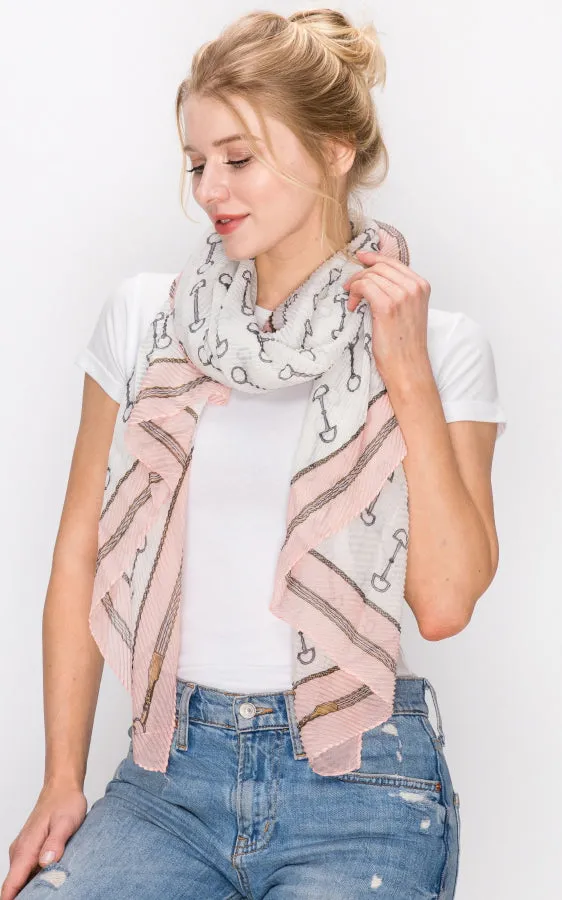 AS299 Printed Oblong Scarf