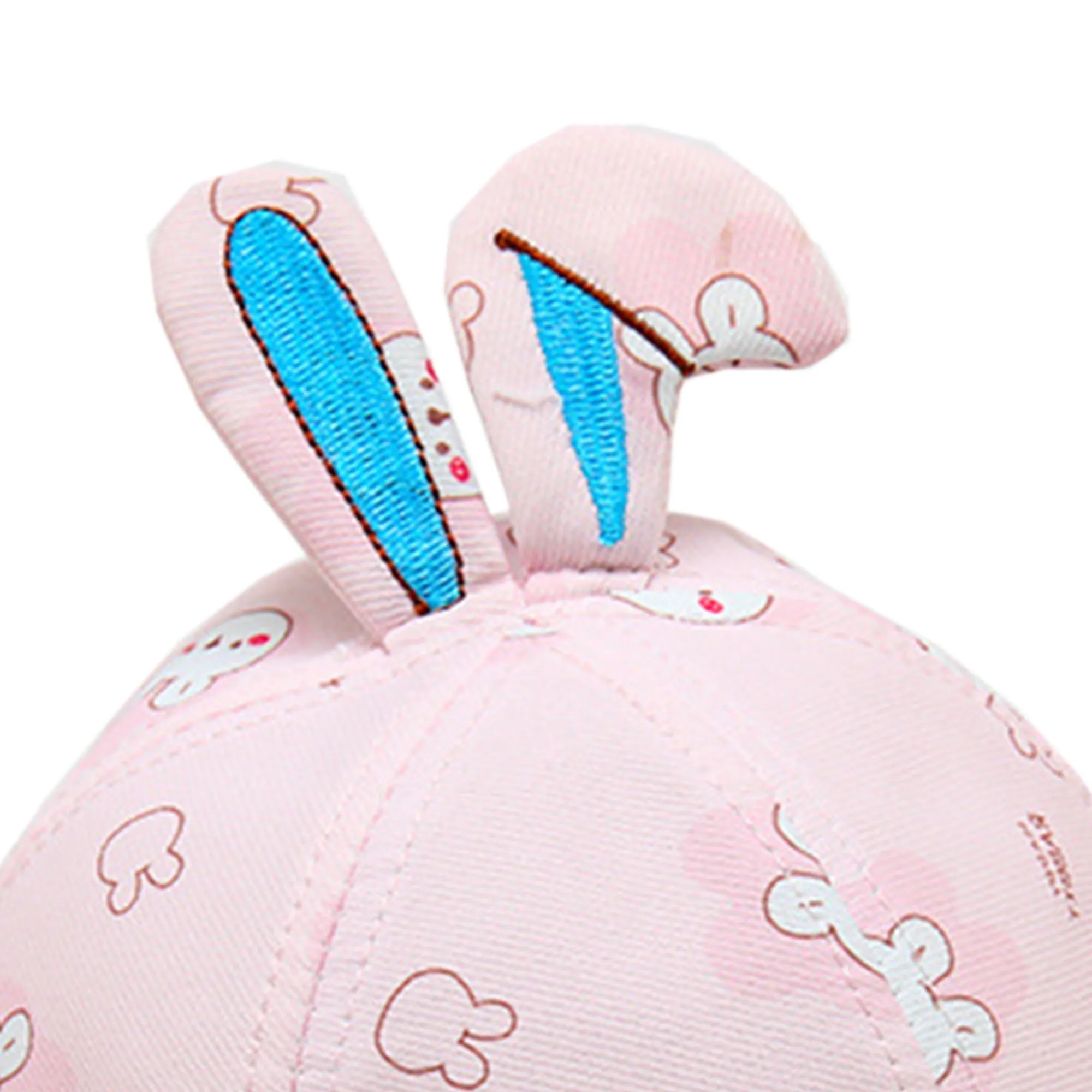 Babymoon Cotton Baby Kids Boys Girls Summer Cap With Head String Rabbit Design | 2-6 Years | Pink