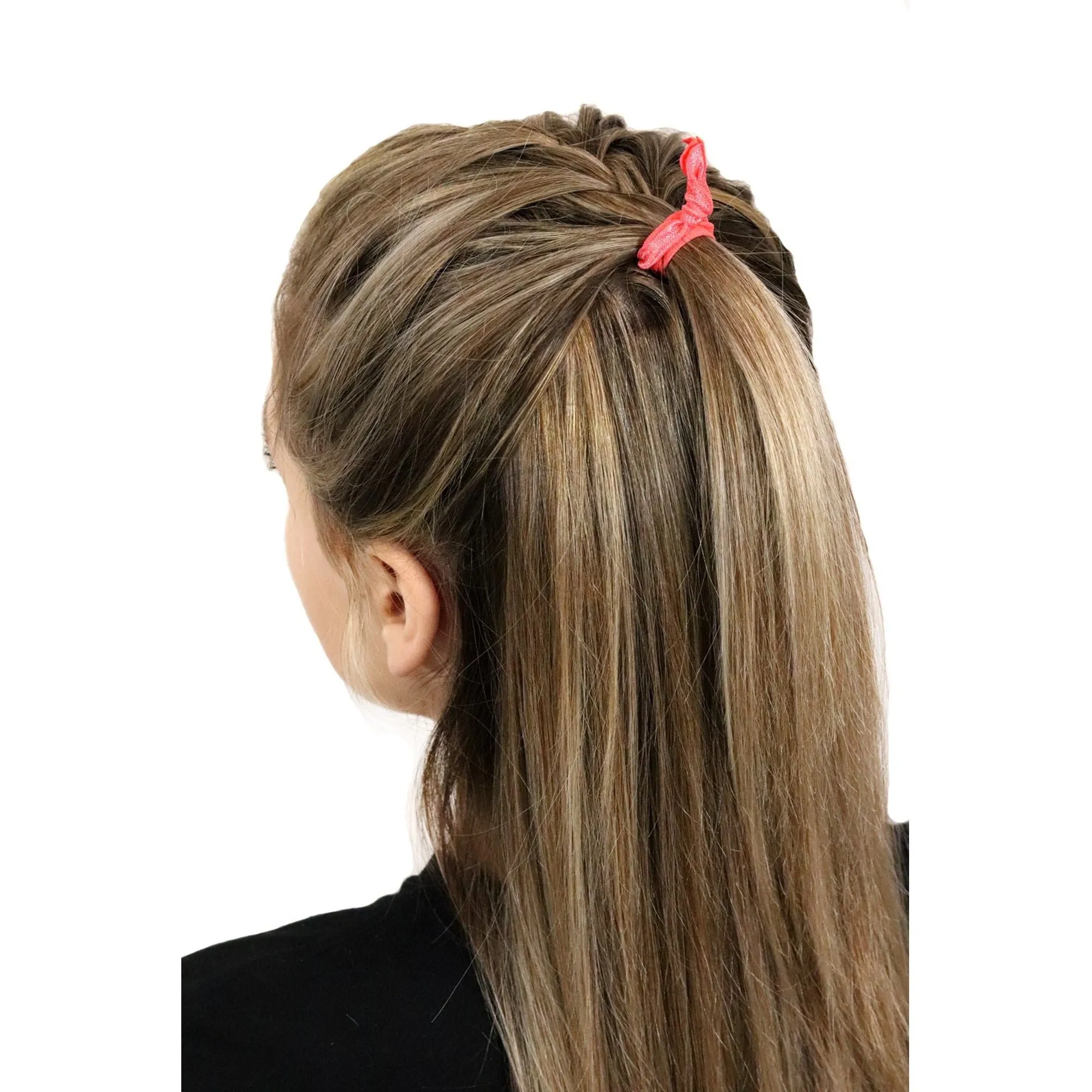 Black Ribbon Hair Ties - 20 Pack