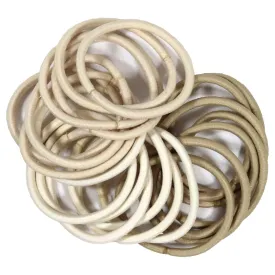 Blonde Hair Elastics - 20 Pack