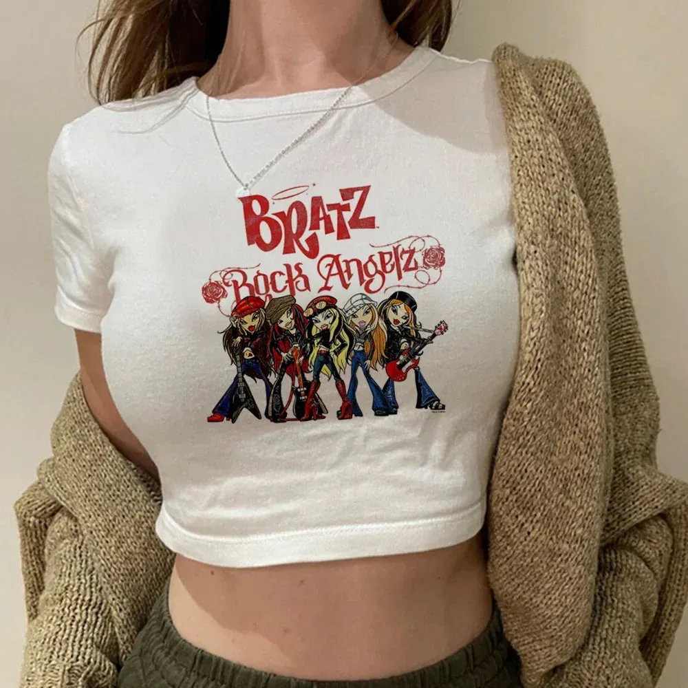 Bratz Vintage Harajuku Y2K Crop Top T-Shirt