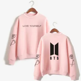 BTS  Love Yourself k pop Women Hoodies Sweatshirts