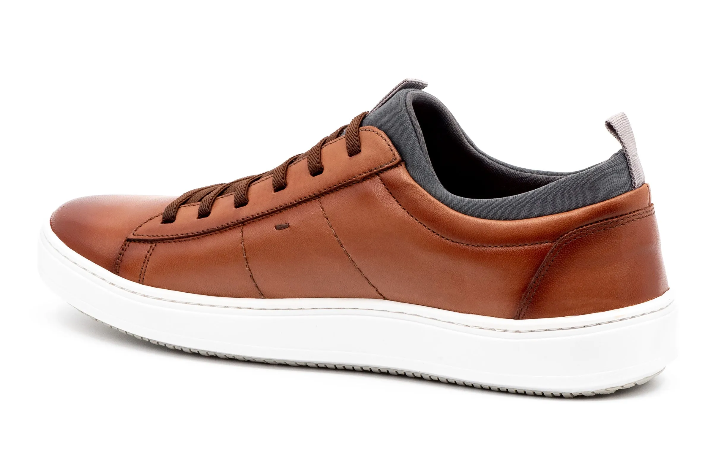 Cameron Sheep Skin Sneakers - Whiskey