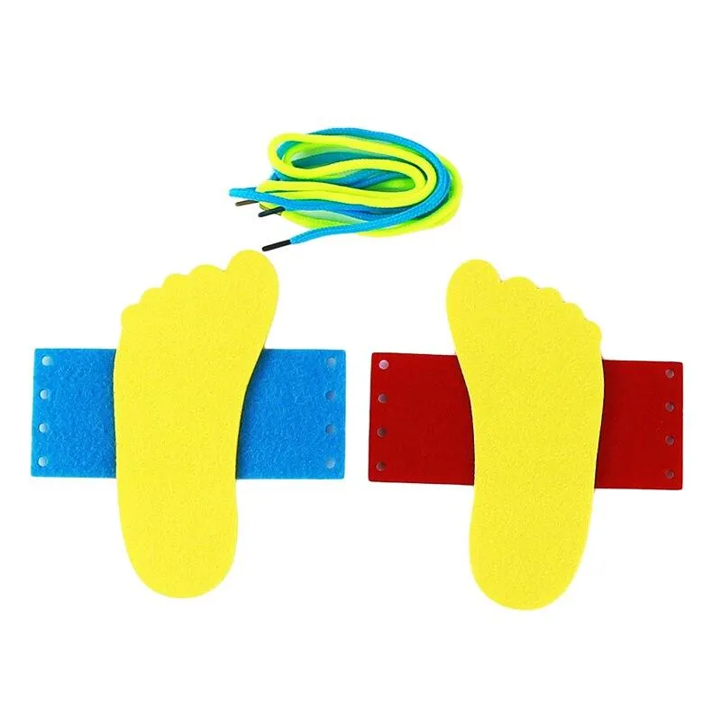 Clever Children Wooden Lacing Shoes Kids Early Educational Toy Toddler Tie Learning To Tie Shoelacesrn Toy Teaching Aids