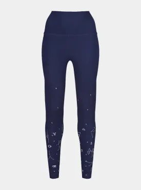 Cosmic Black Astrology Leggings