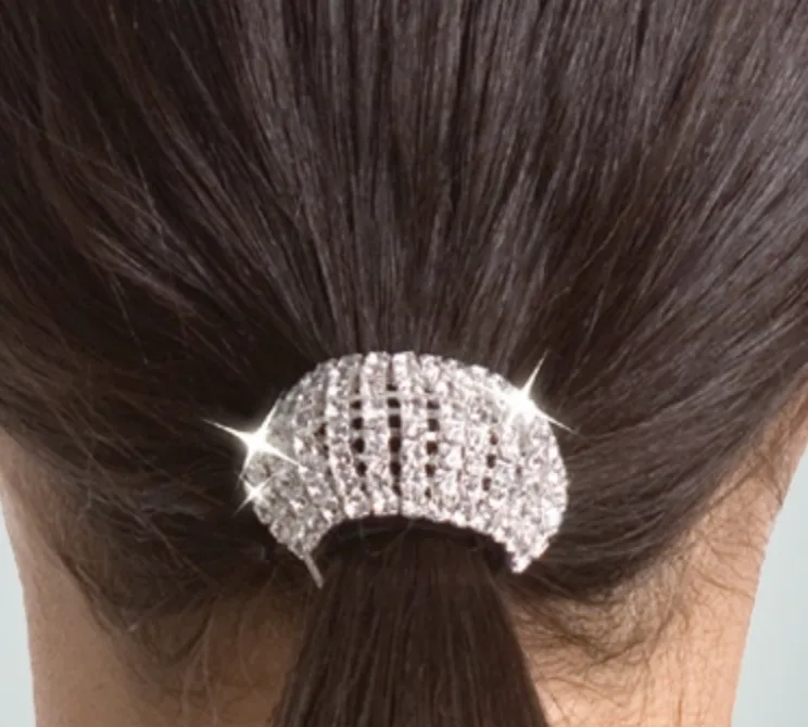 Dasha Designs |  Rhinestone Ponytail Holder