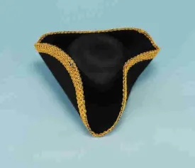 Deluxe Colonial Style Adult Tri-Corner Hat