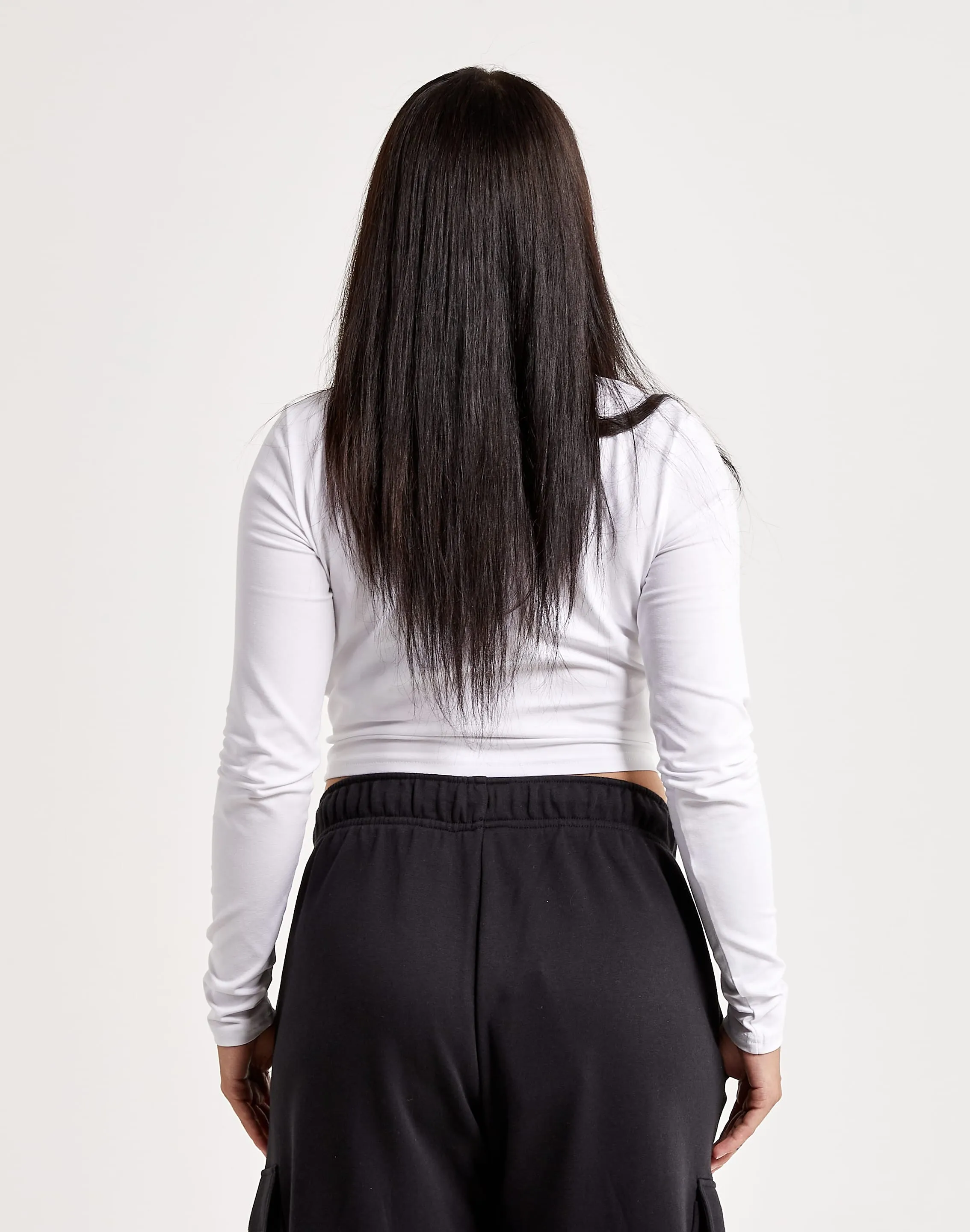 Dickies Long-Sleeve Cropped Shirt