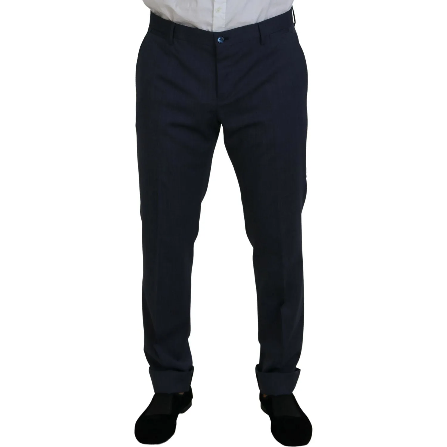 Dolce & Gabbana Elegant Blue Martini Men's Slim Fit Suit