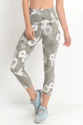 Floral Capri Leggings