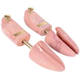 FootFitter Adjustable Cedar Shoe Trees for Men, Wide-Heel - PH31