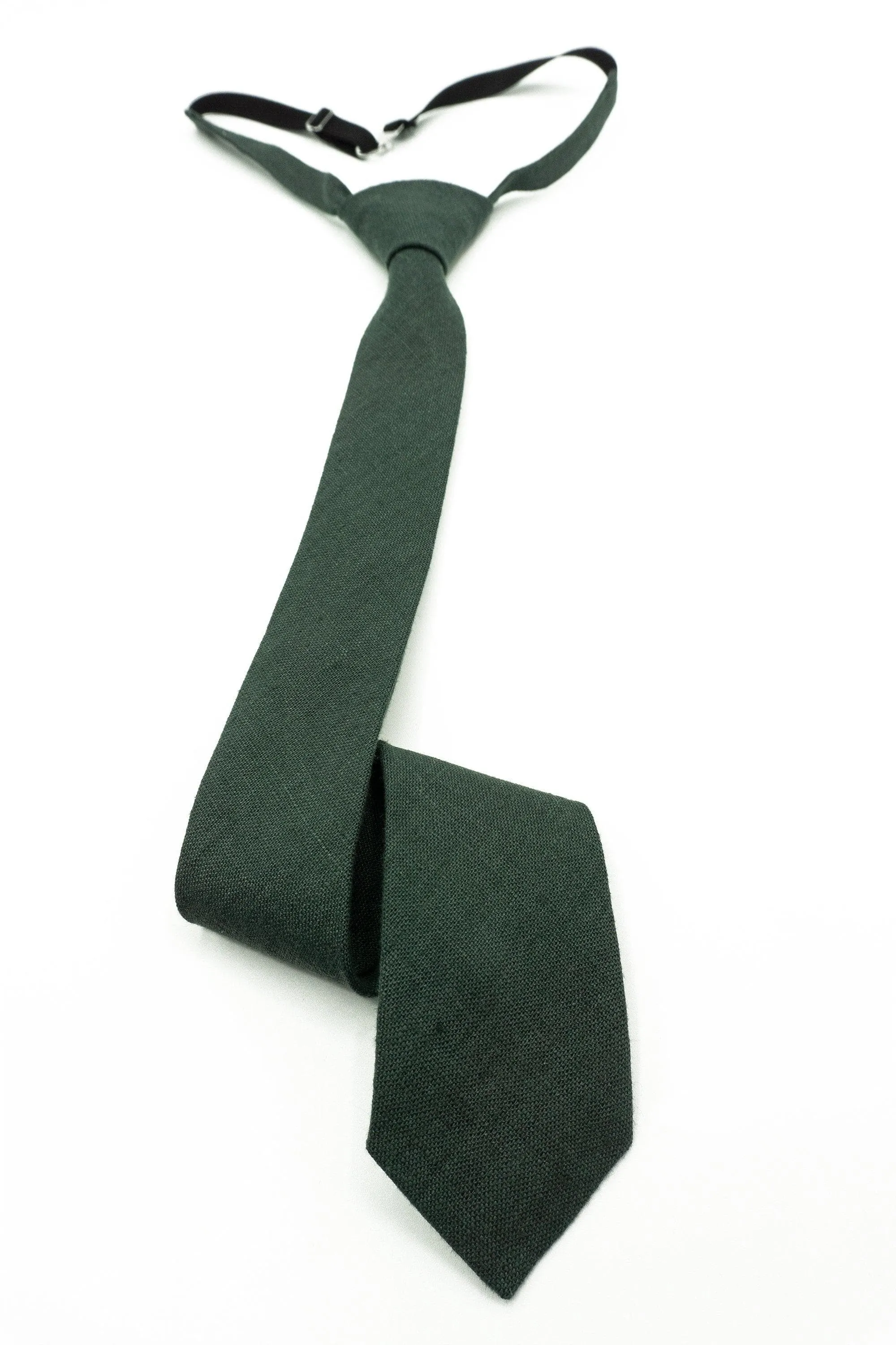 Forest Green Bow Tie for Men and Kids