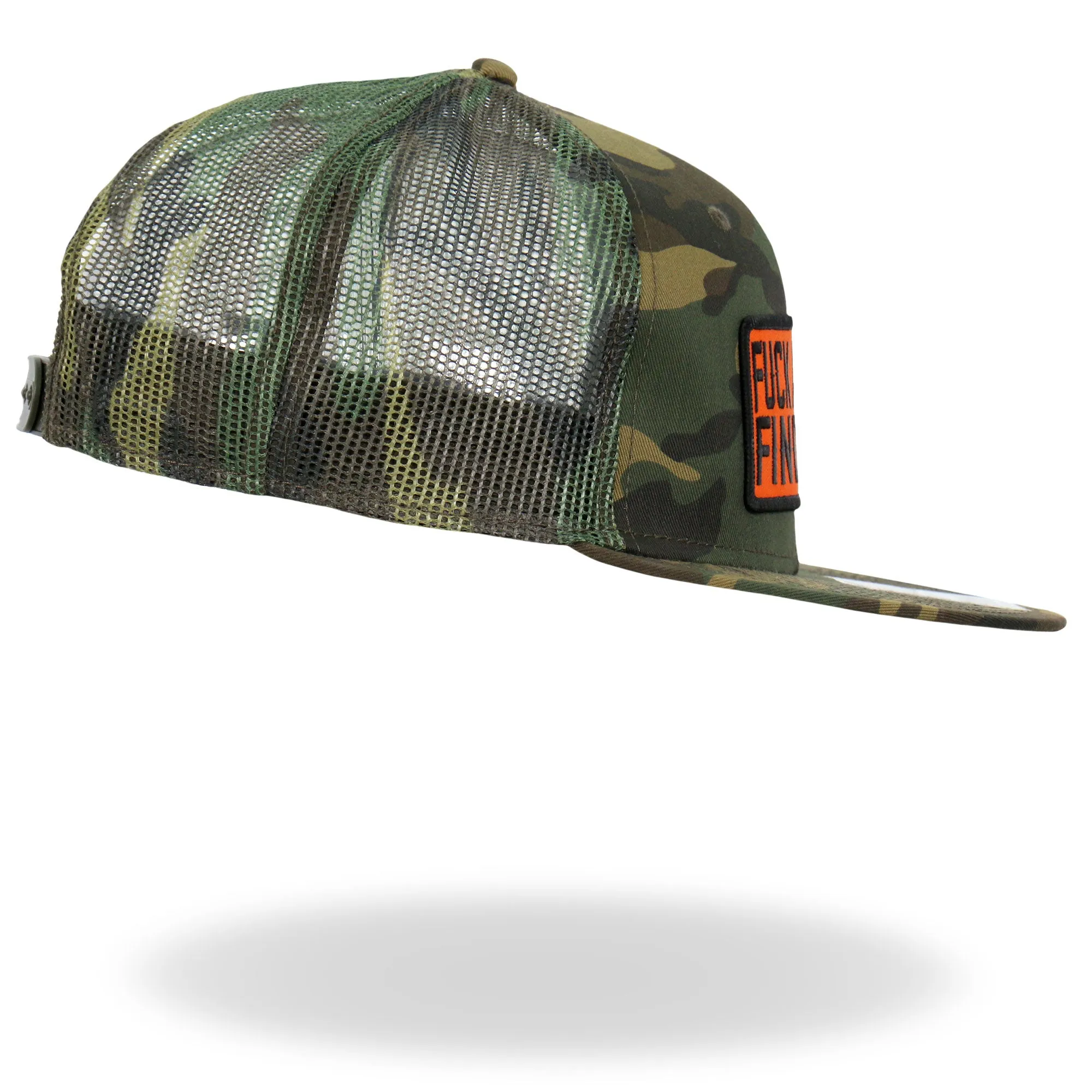 Hot Leathers GSH2044 Fuck Around Find Out Camo Snapback Hat