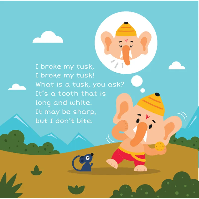 How Ganesh Broke His Tusk Story Book