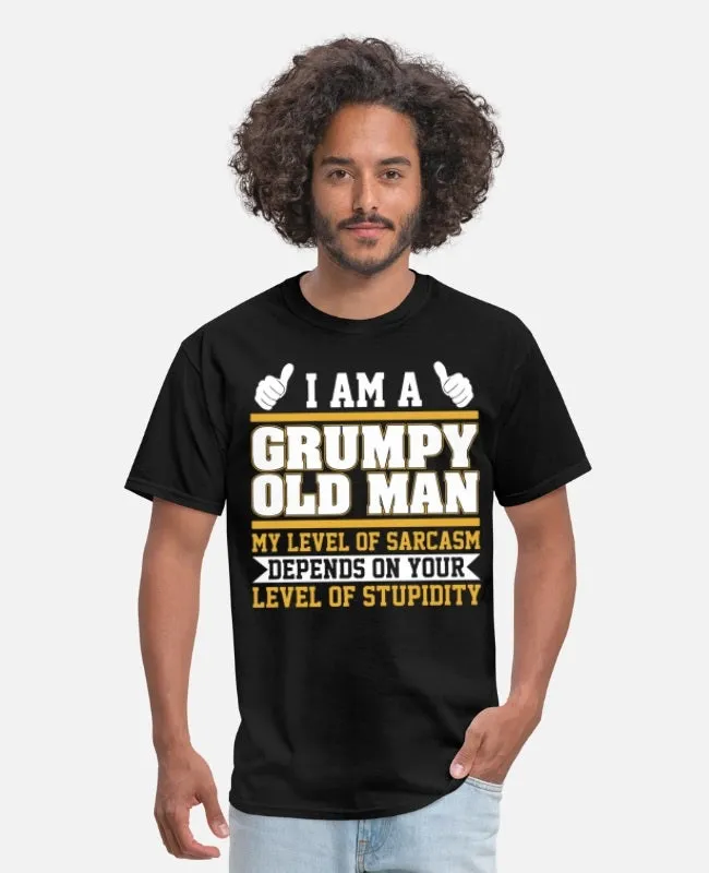 I Never Dream Become Grumpy Old Man Killing It Funny Words T-shirts