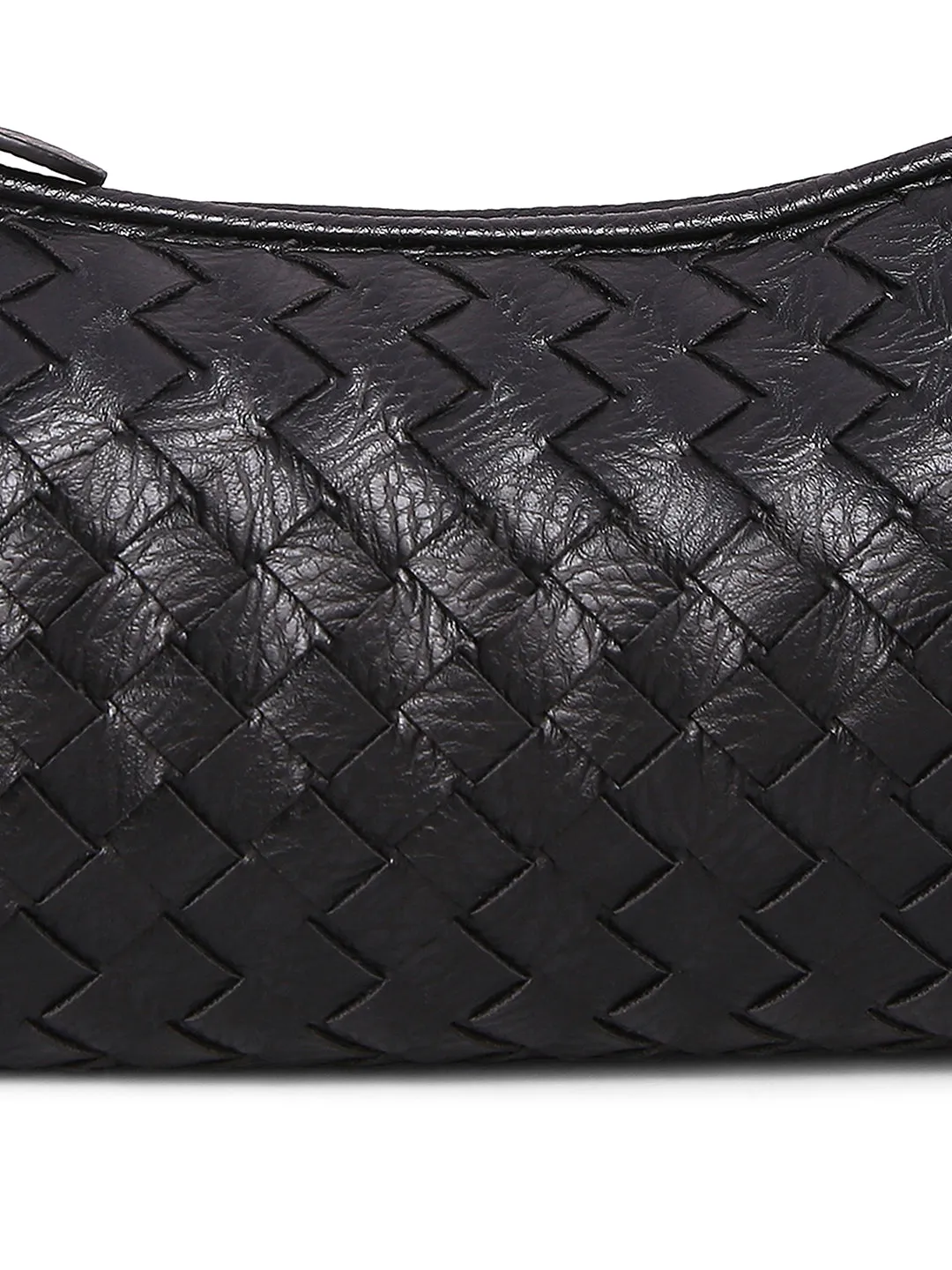 Inc.5 Women Black Textured Sling Bag