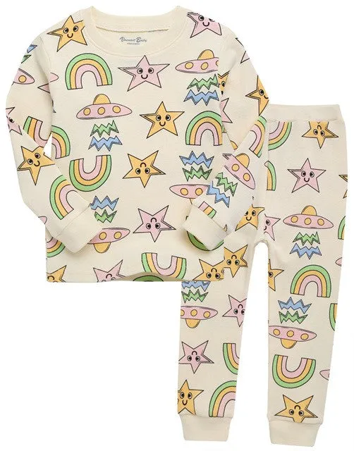 Ivory Happy Day Long Sleeve PJs Set