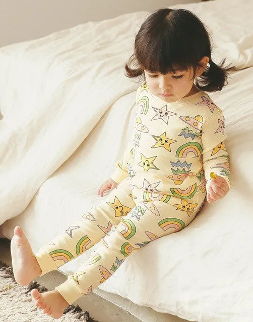 Ivory Happy Day Long Sleeve PJs Set