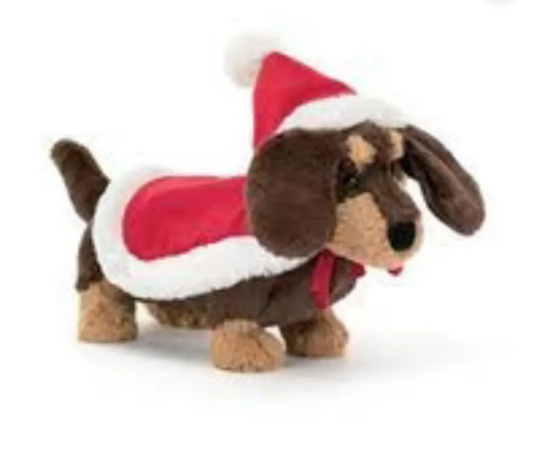 Jellycat - Winter Warmer Otto the Christmas Sausage Dog