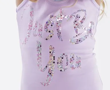 Just Be You Pink -Sequin Singlet