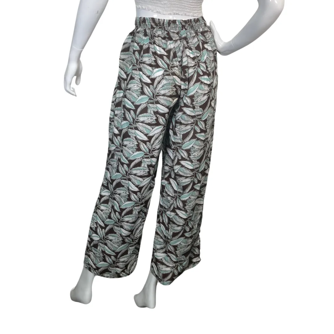 Lani Lau Hawaii Brown Palazzo Pants