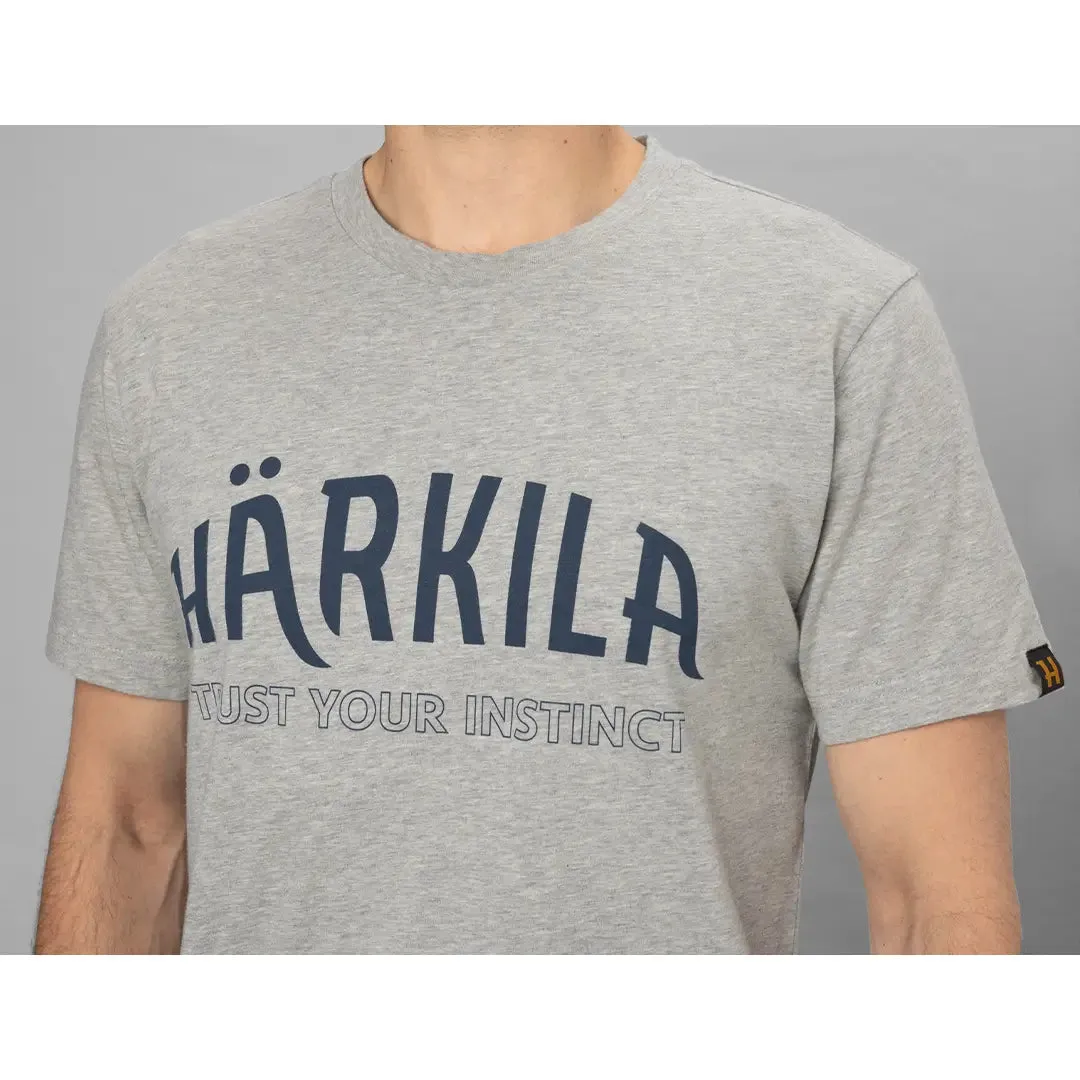 Modi Melange S/S T-Shirt - Light Grey Melange by Harkila