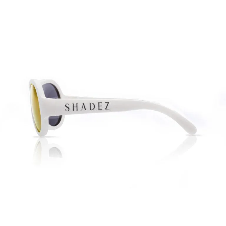 SHADEZ Kids Sunglasses Classics White Baby: 0-3 years