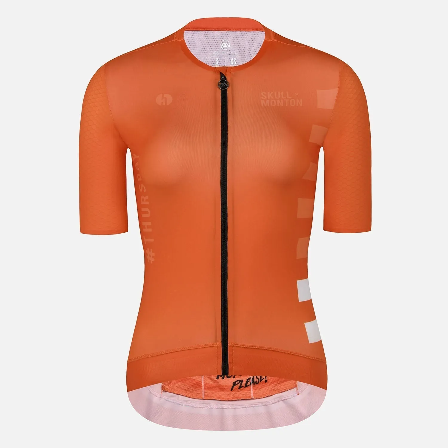 Skull Monton Cycling Jersey Womens Sunday II Red