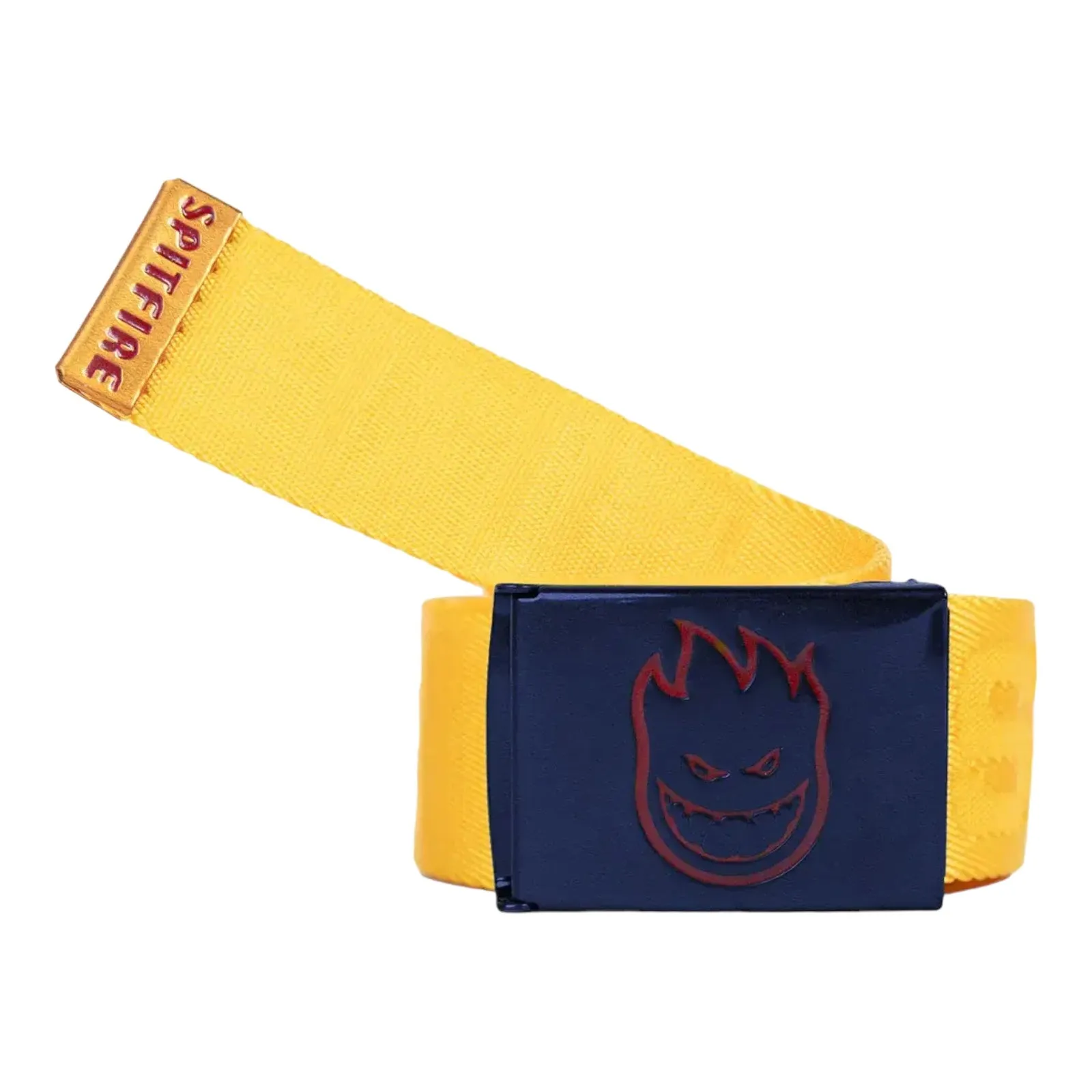 SPITFIRE CLASSIC '87 JACQUARD WEB BELT GOLD / NAVY / RED