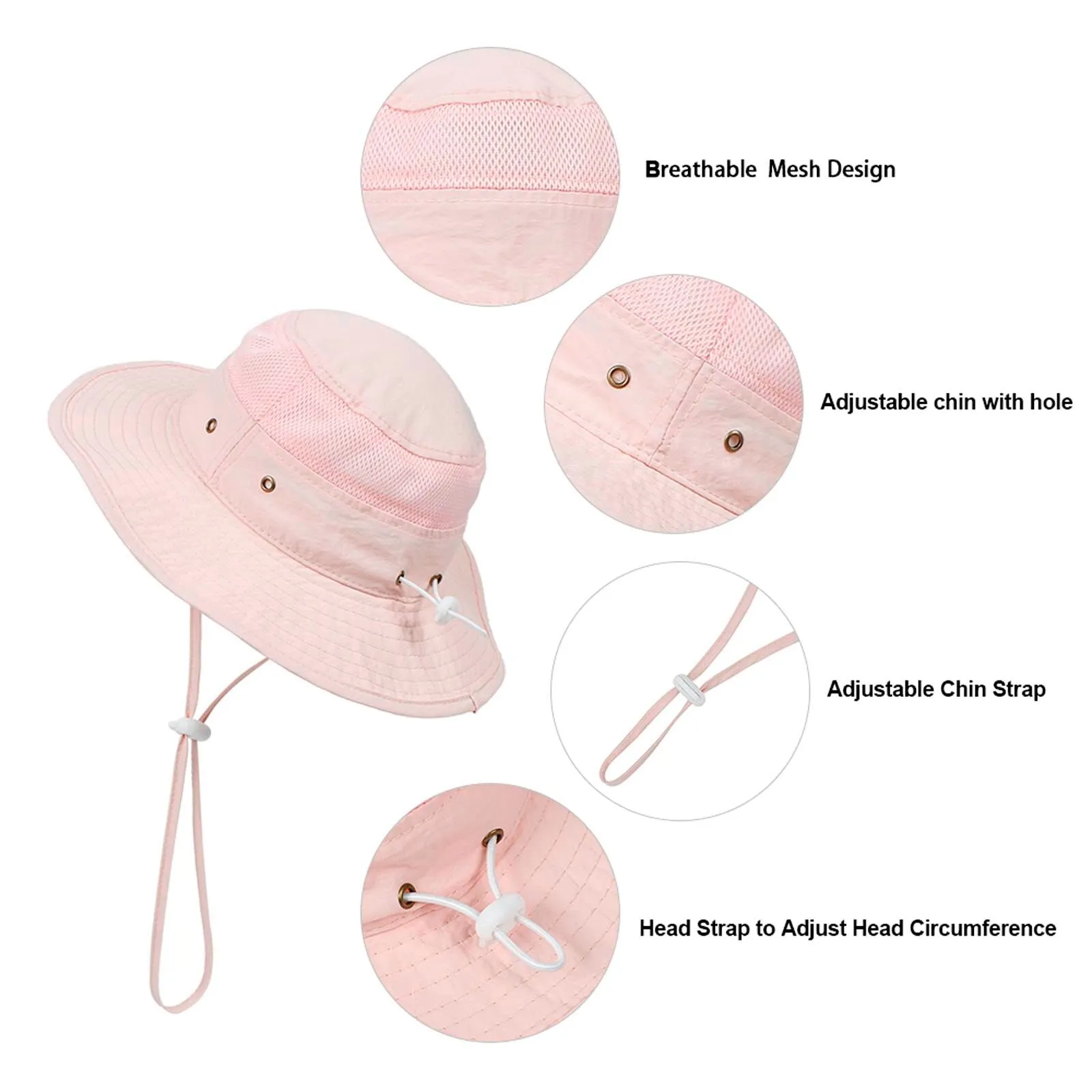 Summer Baby Sun Hat Toddler Child Kids Outdoor Cap Fashion UV Protection Children Unisex Hats Bucket Cap For Beach Fishing