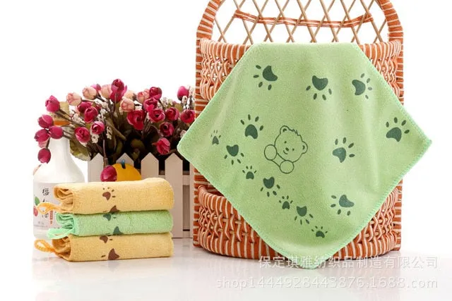 Superfine Fiber Kid Bath Towels