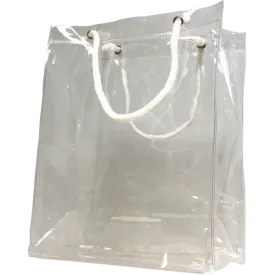 Vinyl Rope Handle Clear Bag