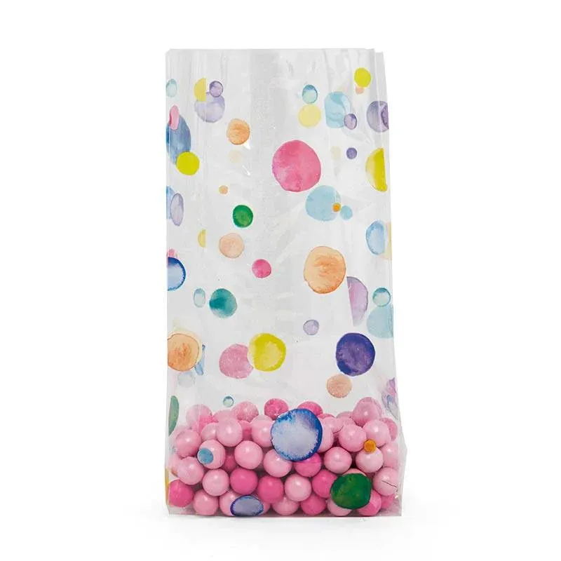 Watercolour Confetti Decorative Cello Bag