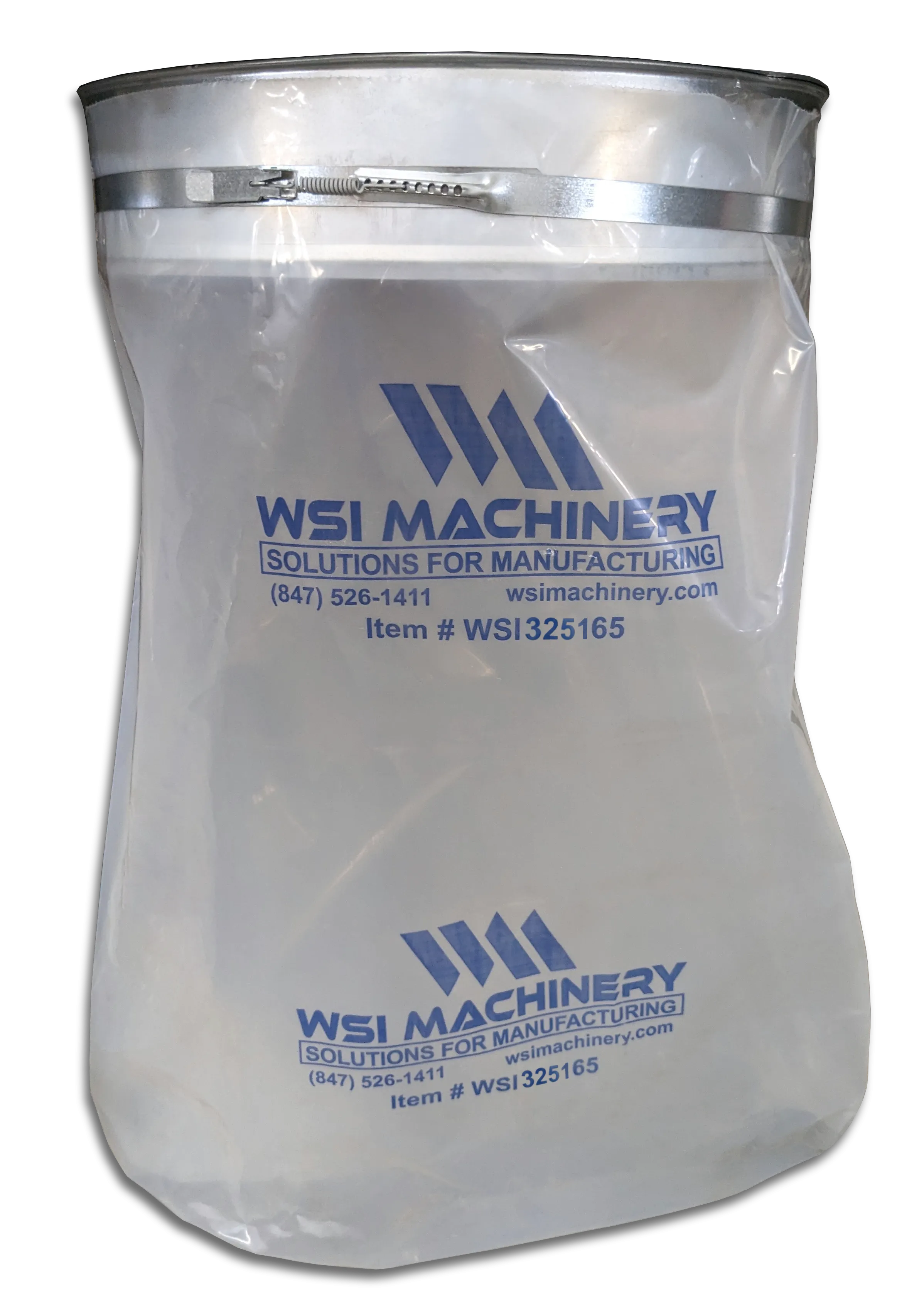 WSI Nederman Plastic Dust Collection Bags - Qty 50 Per Box